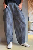 Burlington Stretch Button Pocket Barrel Pant Slate